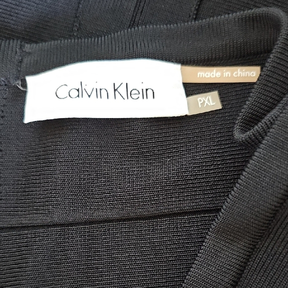 Calvin Klein NWT PXL Black Bodycon Bandage Knee-Length Pencil Skirt for Work - Picture 6 of 8